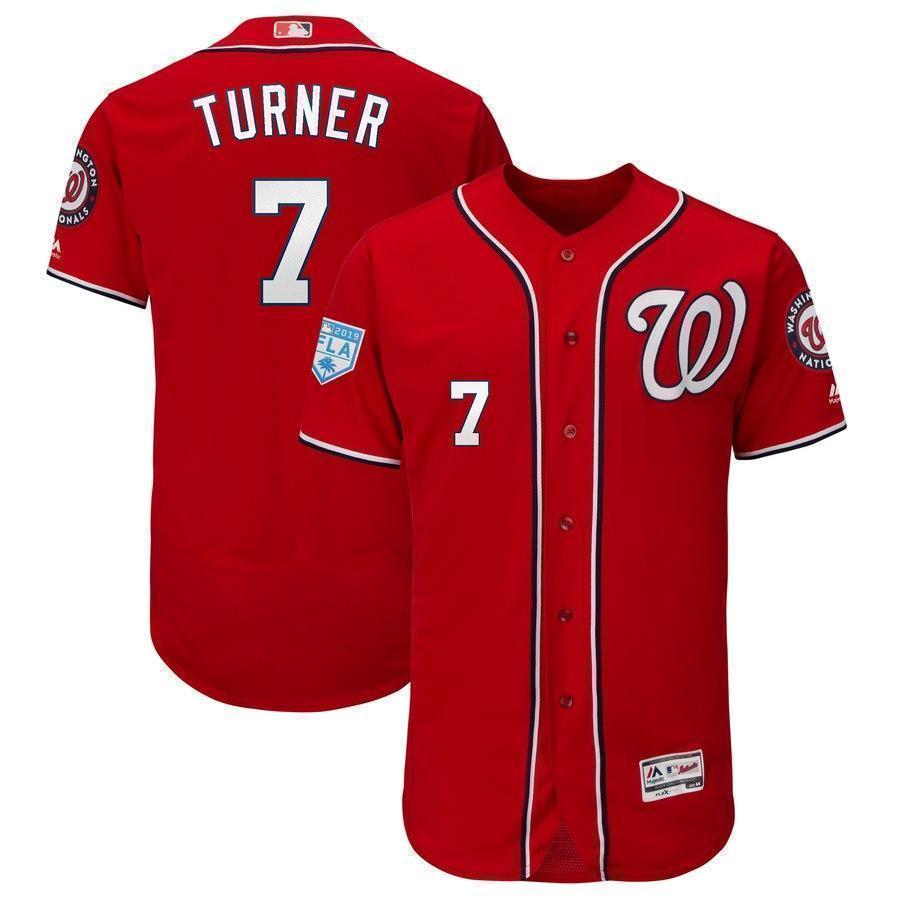 Trea Turner Washington Nationals 2019 Spring Training Baseball Player Jersey