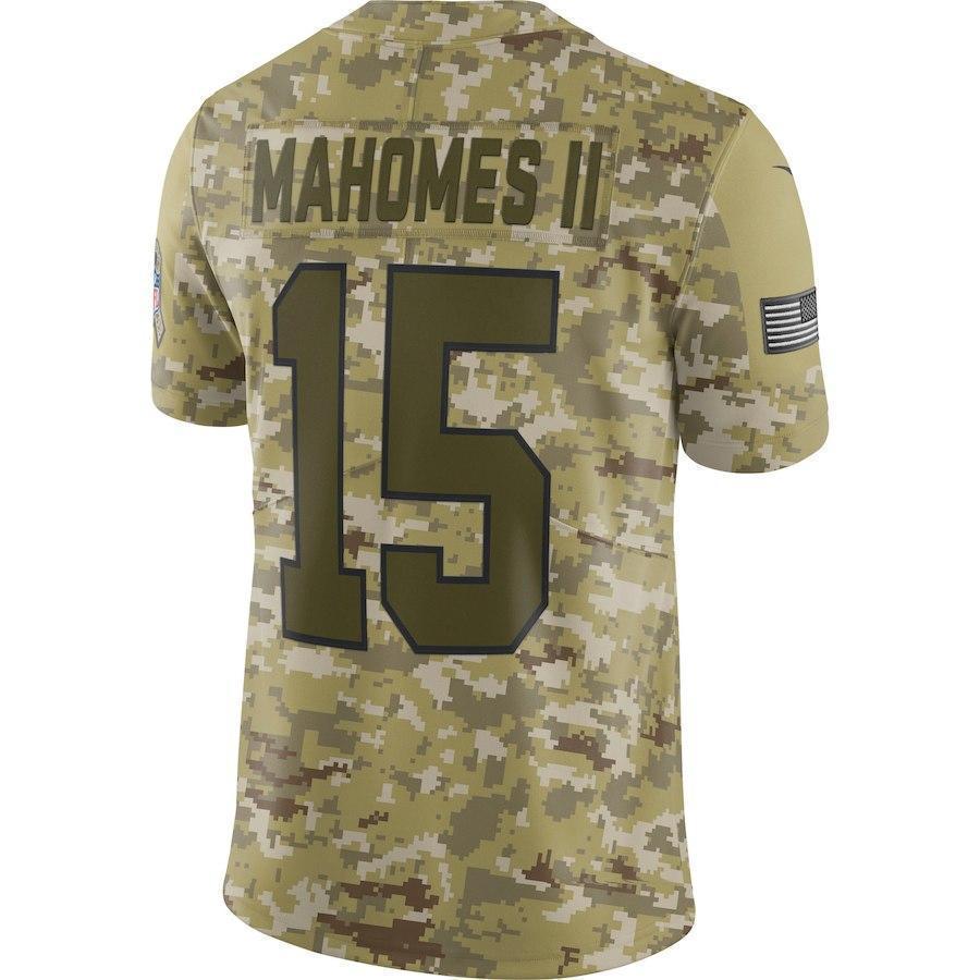 Patrick Mahomes Kansas City Chiefs Game Jersey Camo