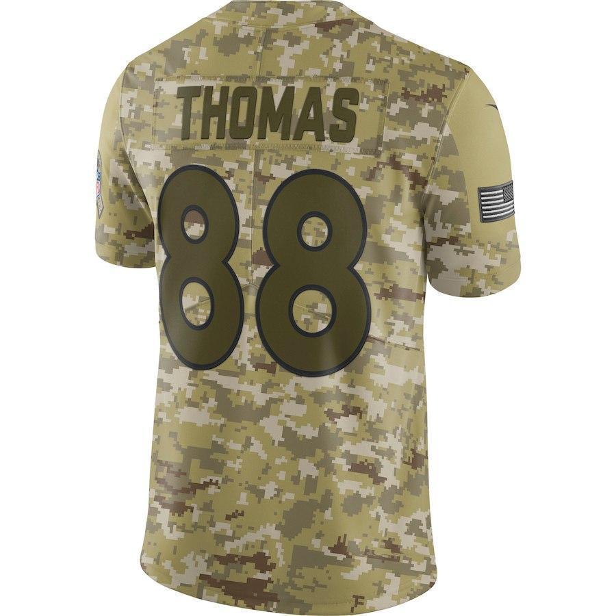 Demaryius Thomas Denver Broncos Game Jersey Camo