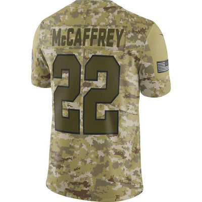 Christian McCaffrey Carolina Panthers Game Jersey Camo