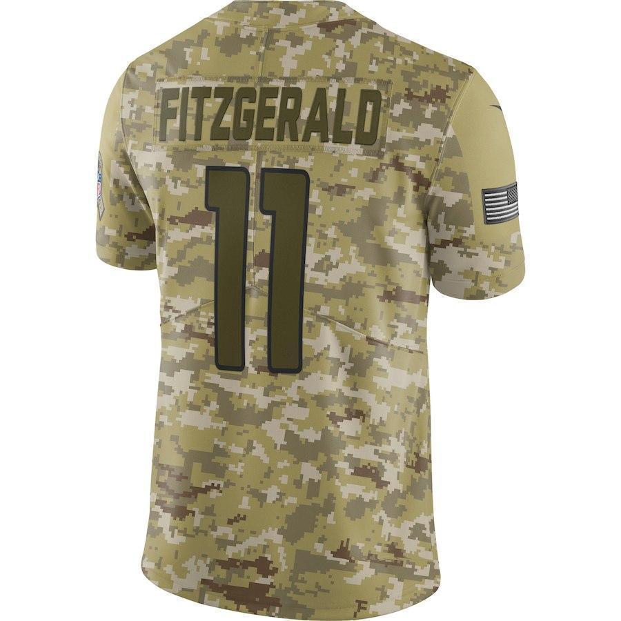 Larry Fitzgerald Arizona Cardinals Game Jersey Camo