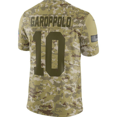 Jimmy Garoppolo San Francisco 49ers Game Jersey Camo