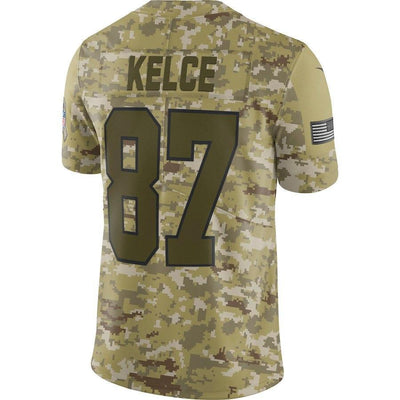 Travis Kelce Kansas City Chiefs Game Jersey Camo