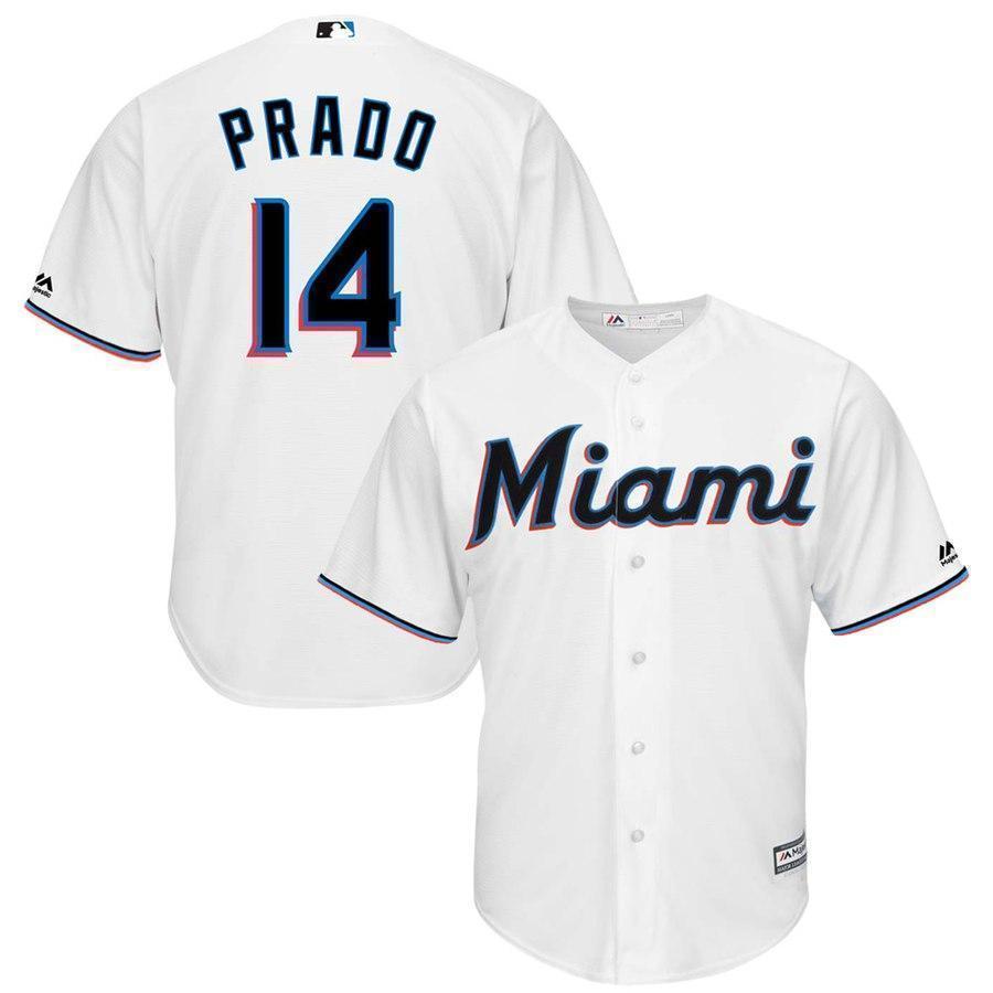 Martin Prado Miami Marlins 2019 Baseball Player Jersey