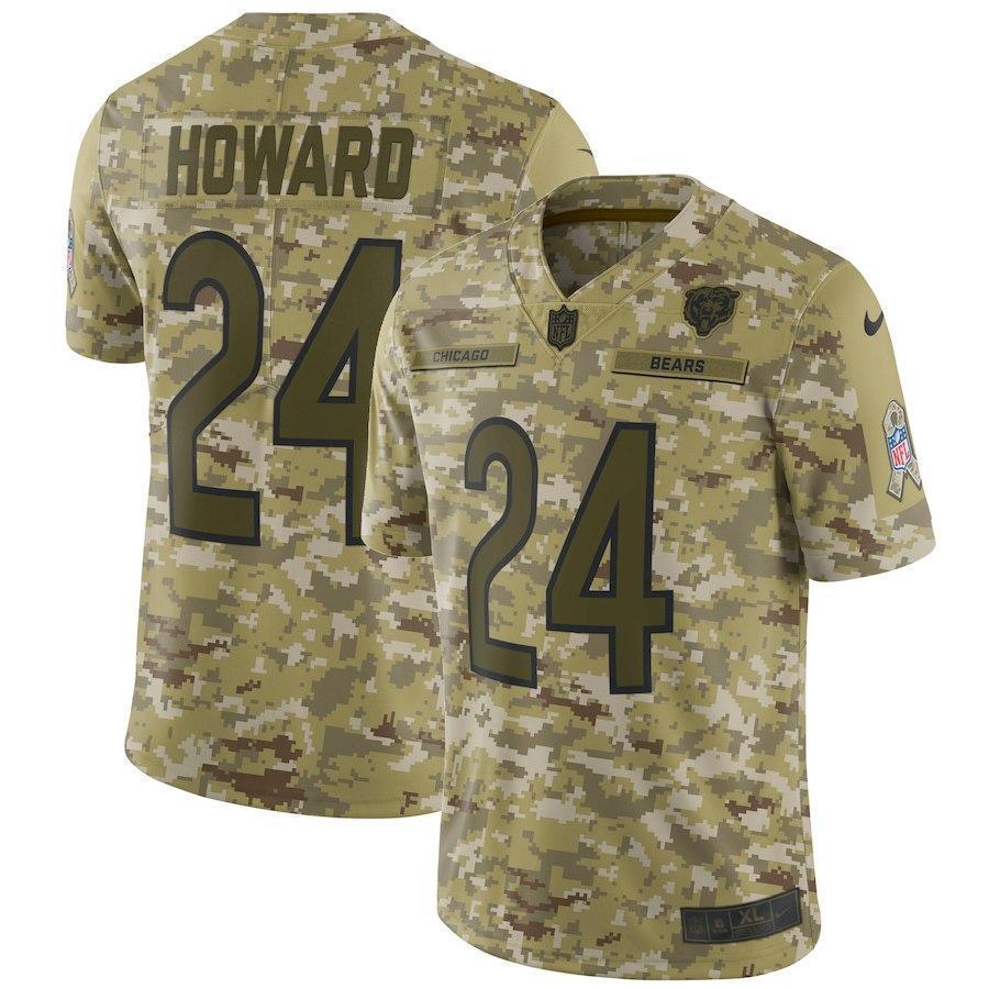 Jordan Howard Chicago Bears Game Jersey Camo