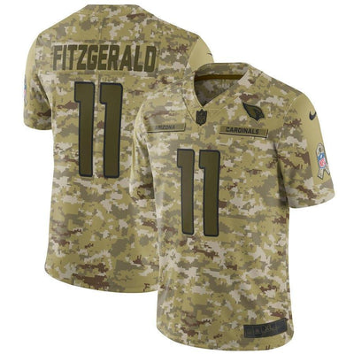Larry Fitzgerald Arizona Cardinals Game Jersey Camo