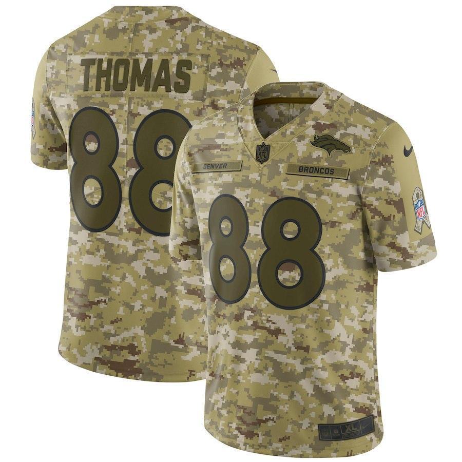 Demaryius Thomas Denver Broncos Game Jersey Camo