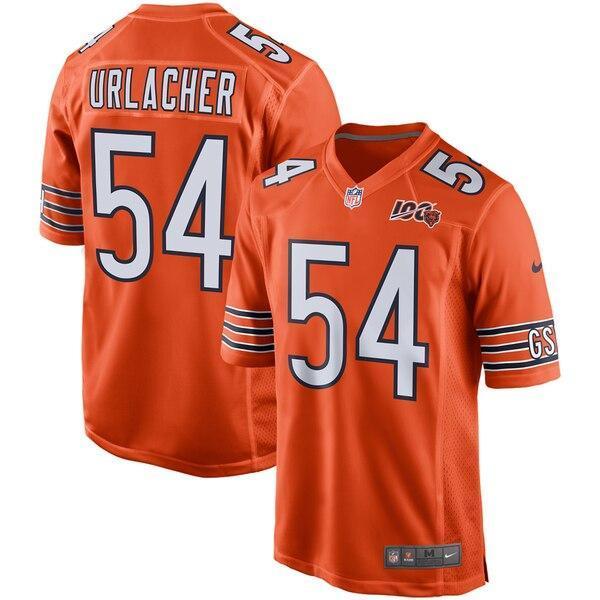 Brian Urlacher Chicago Bears 100th Season Game Jersey - Orange