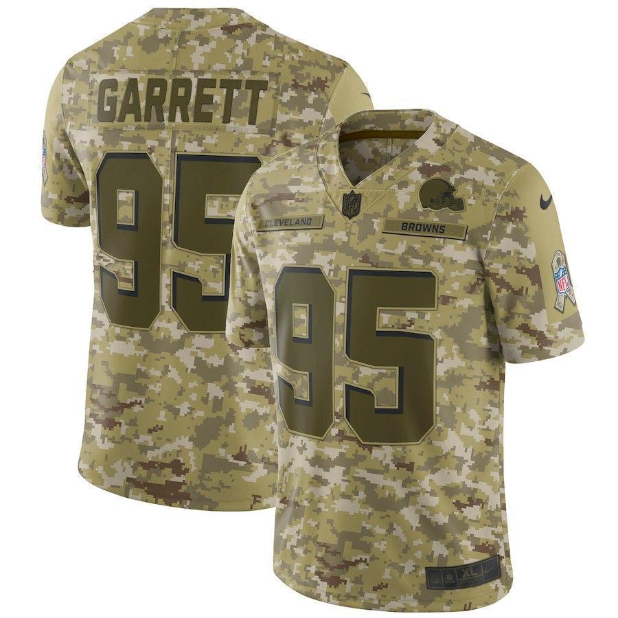 Myles Garrett Cleveland Browns Game Jersey Camo