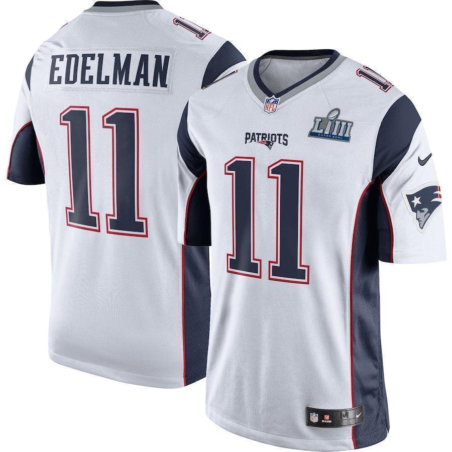 Julian Edelman New England Patriots Super Bowl LIII Game Jersey
