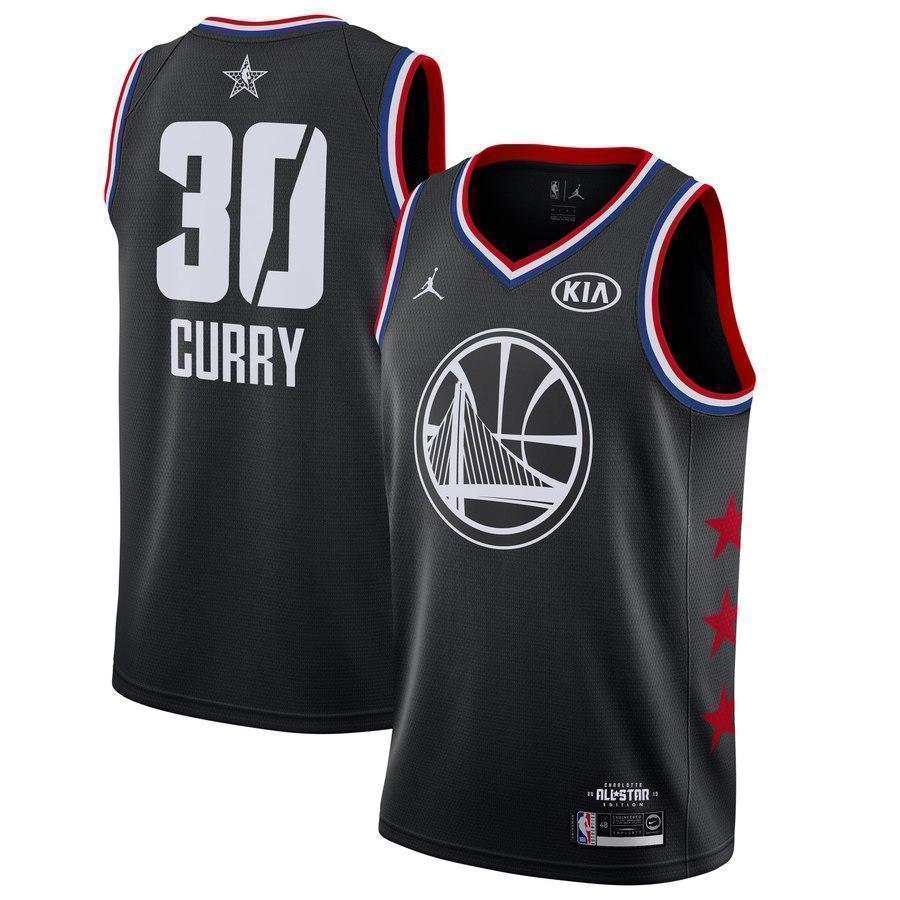 Golden State Warriors #30 Stephen Curry 2019 ALL STAR Swingman Jersey