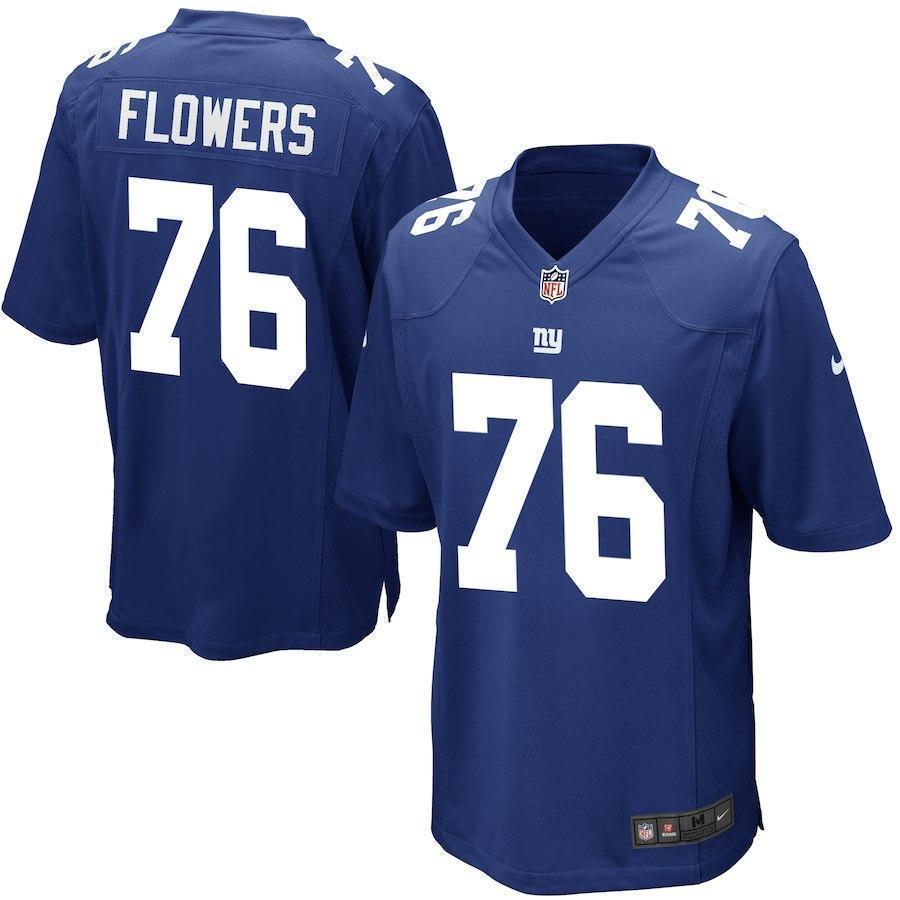Ereck Flowers New York Giants Royal Game Jersey