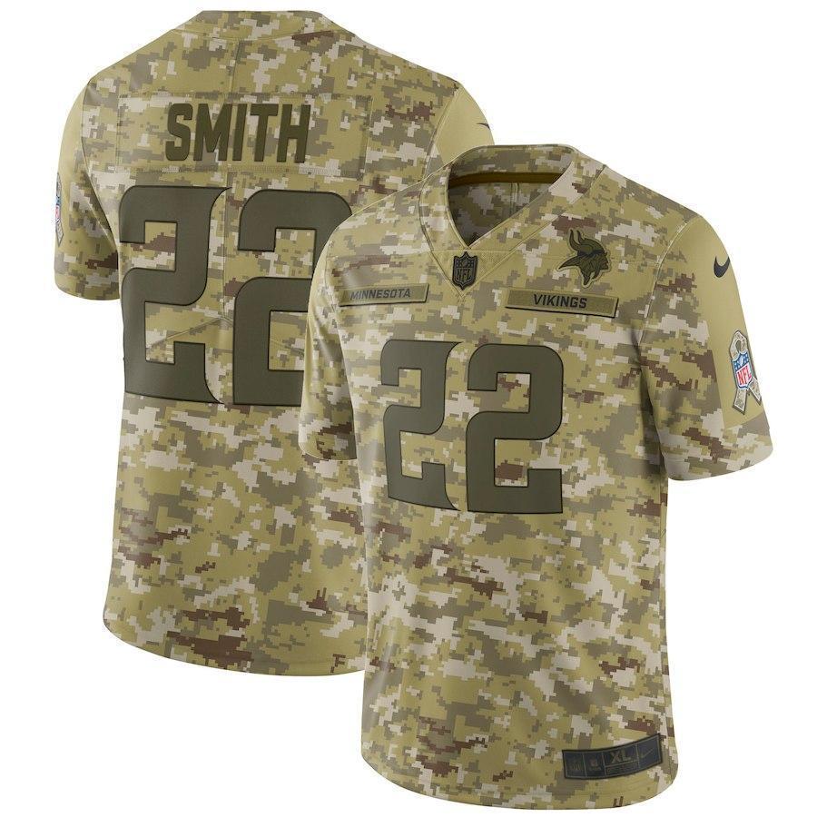 Harrison Smith Minnesota Vikings Game Jersey Camo