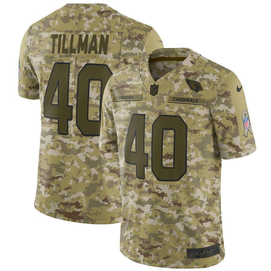Pat Tillman Arizona Cardinals Game Jersey Camo