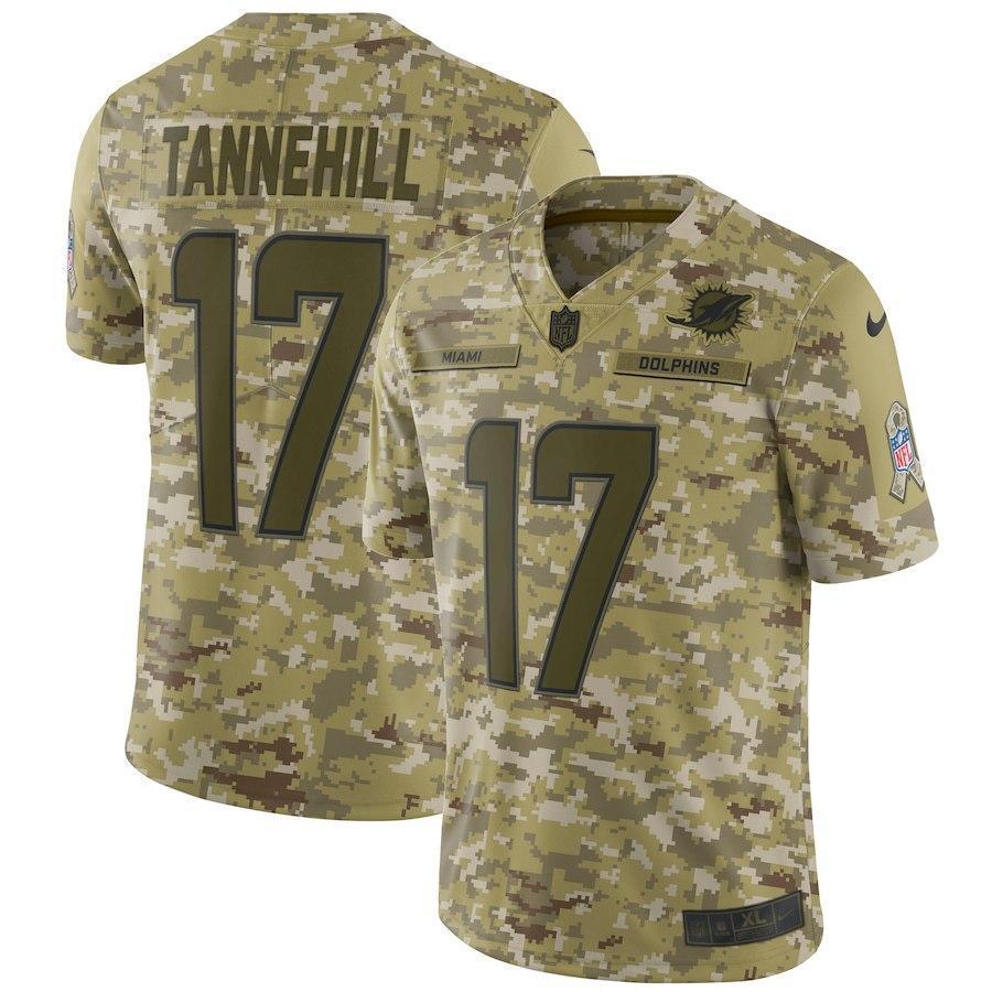 Ryan Tannehill Miami Dolphins Game Jersey Camo