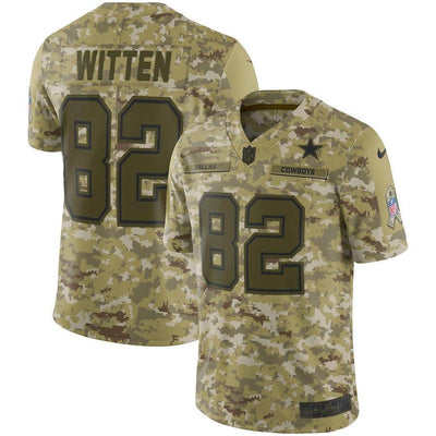Jason Witten Dallas Cowboys Game Jersey Camo