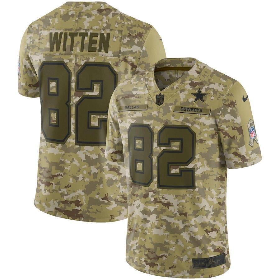 Jason Witten Dallas Cowboys Game Jersey Camo