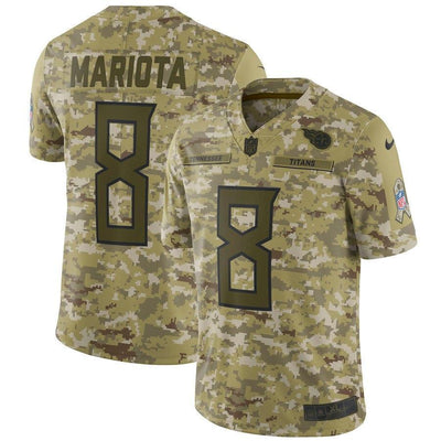 Marcus Mariota Tennessee Titans Game Jersey Camo