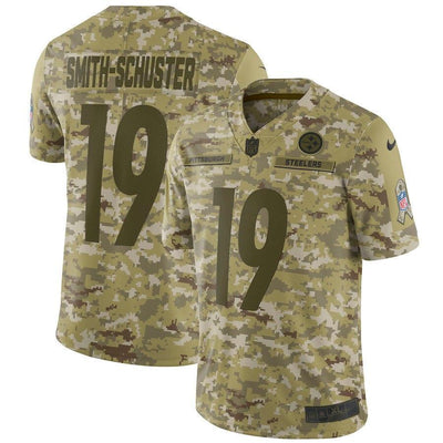 JuJu Smith-Schuster Pittsburgh Steelers Game Jersey Camo