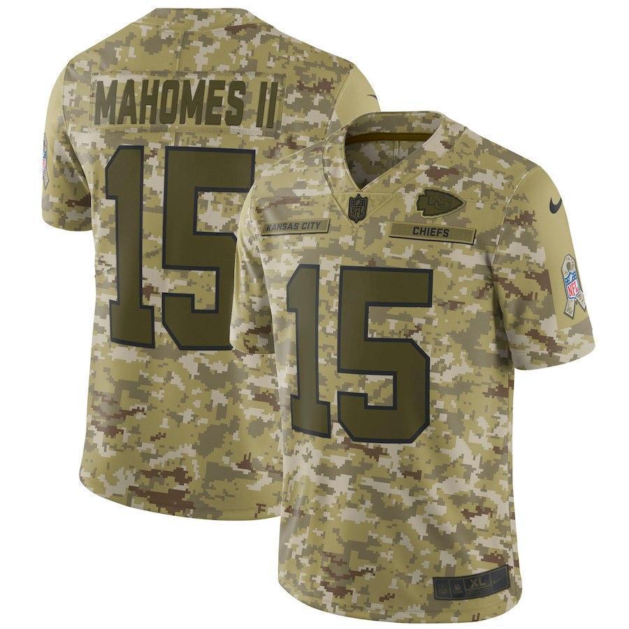 Patrick Mahomes Kansas City Chiefs Game Jersey Camo