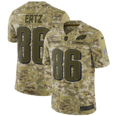 Zach Ertz Philadelphia Eagles Game Jersey Camo