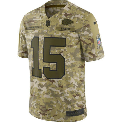 Patrick Mahomes Kansas City Chiefs Game Jersey Camo