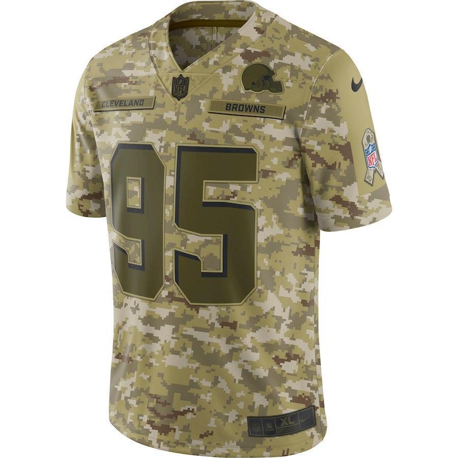 Myles Garrett Cleveland Browns Game Jersey Camo