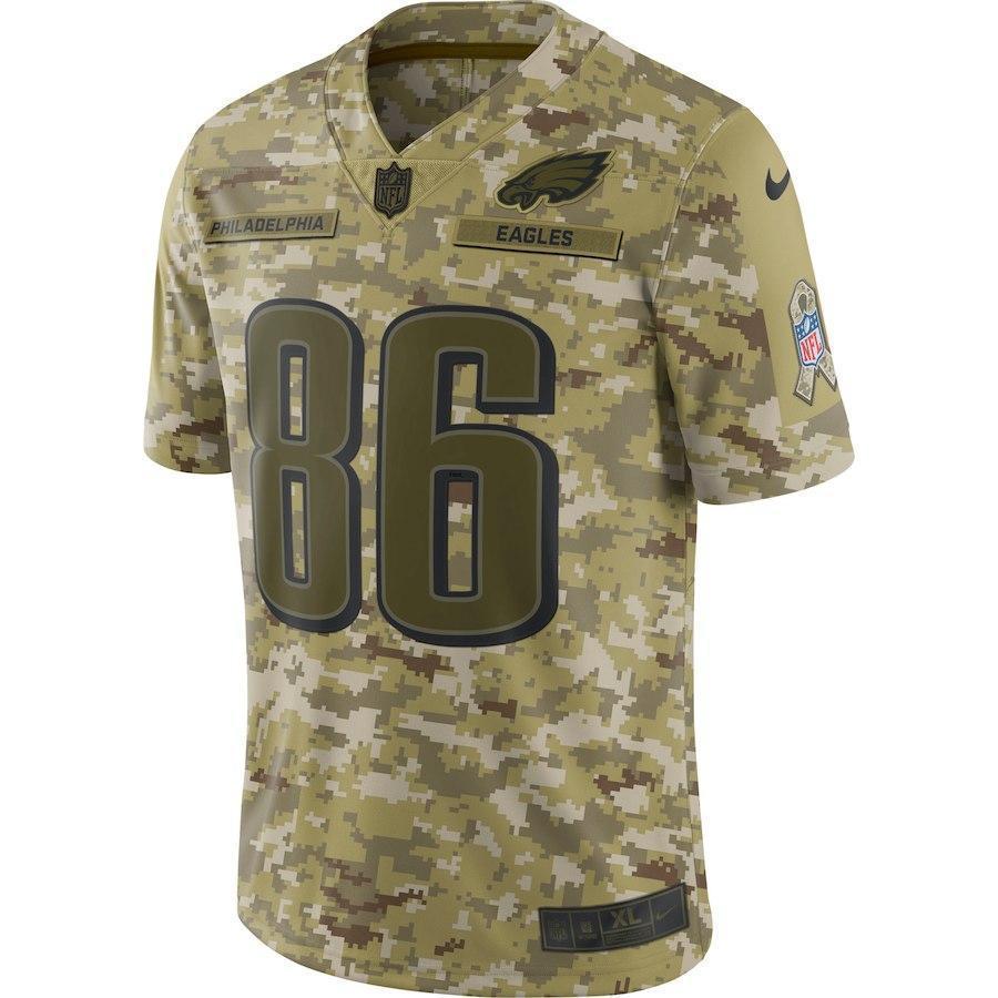 Zach Ertz Philadelphia Eagles Game Jersey Camo