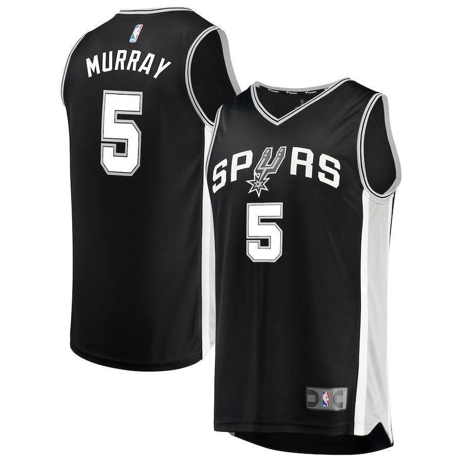 Dejounte Murray San Antonio Spurs #5 Swingman Jersey Black