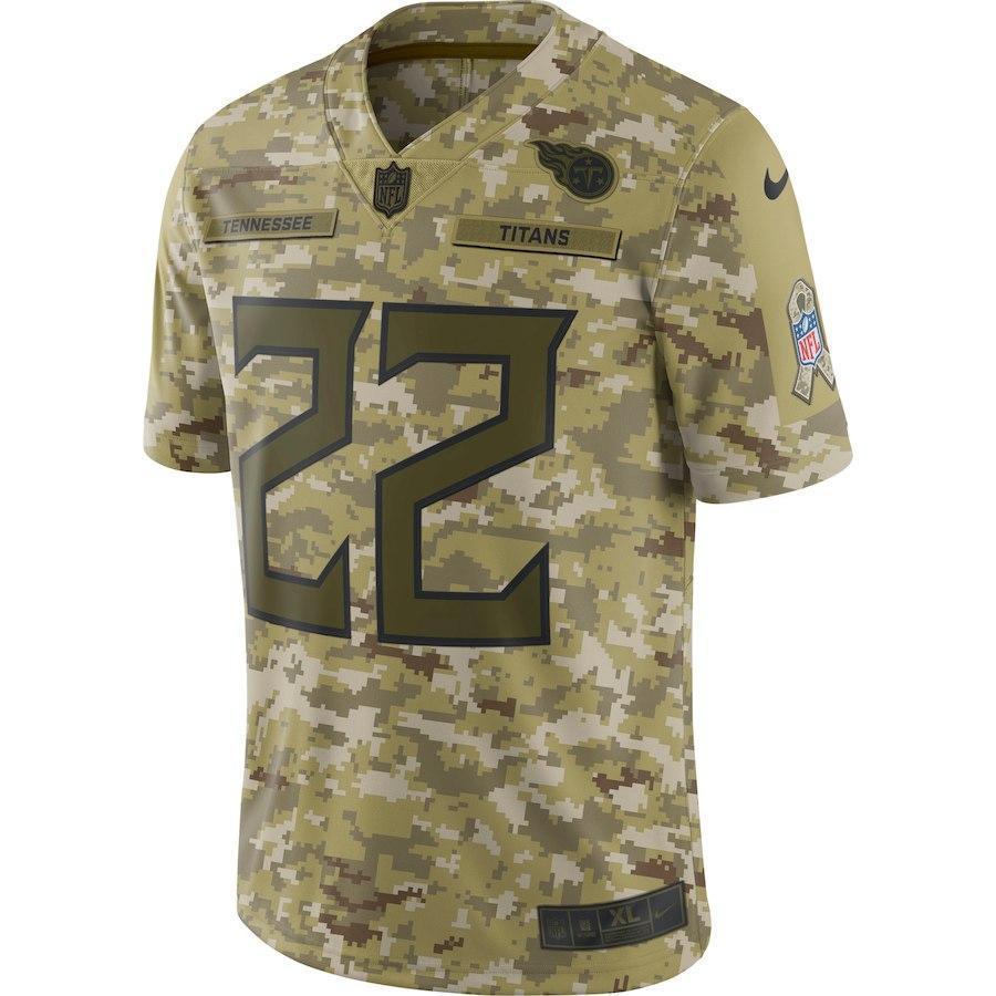 Derrick Henry Tennessee Titans Game Jersey Camo