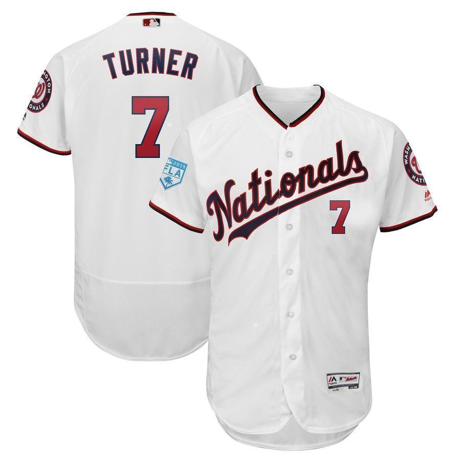 Trea Turner Washington Nationals 2019 Spring Training Baseball Player Jersey