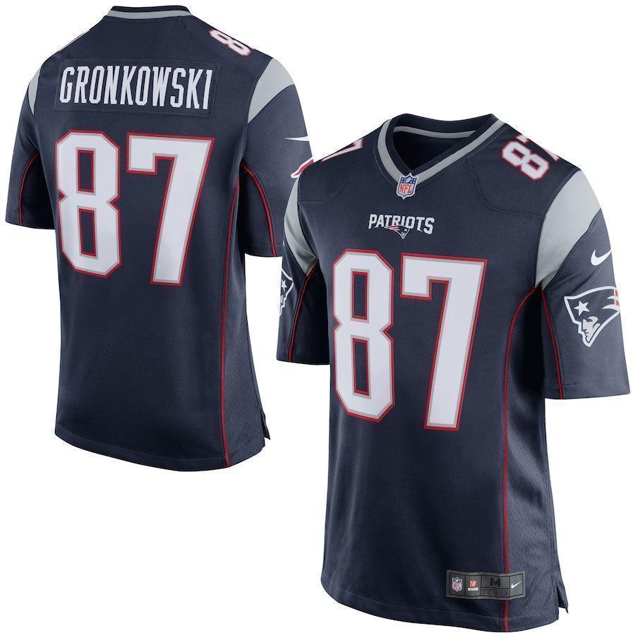 Rob Gronkowski New Endgland Patriots Game Jersey