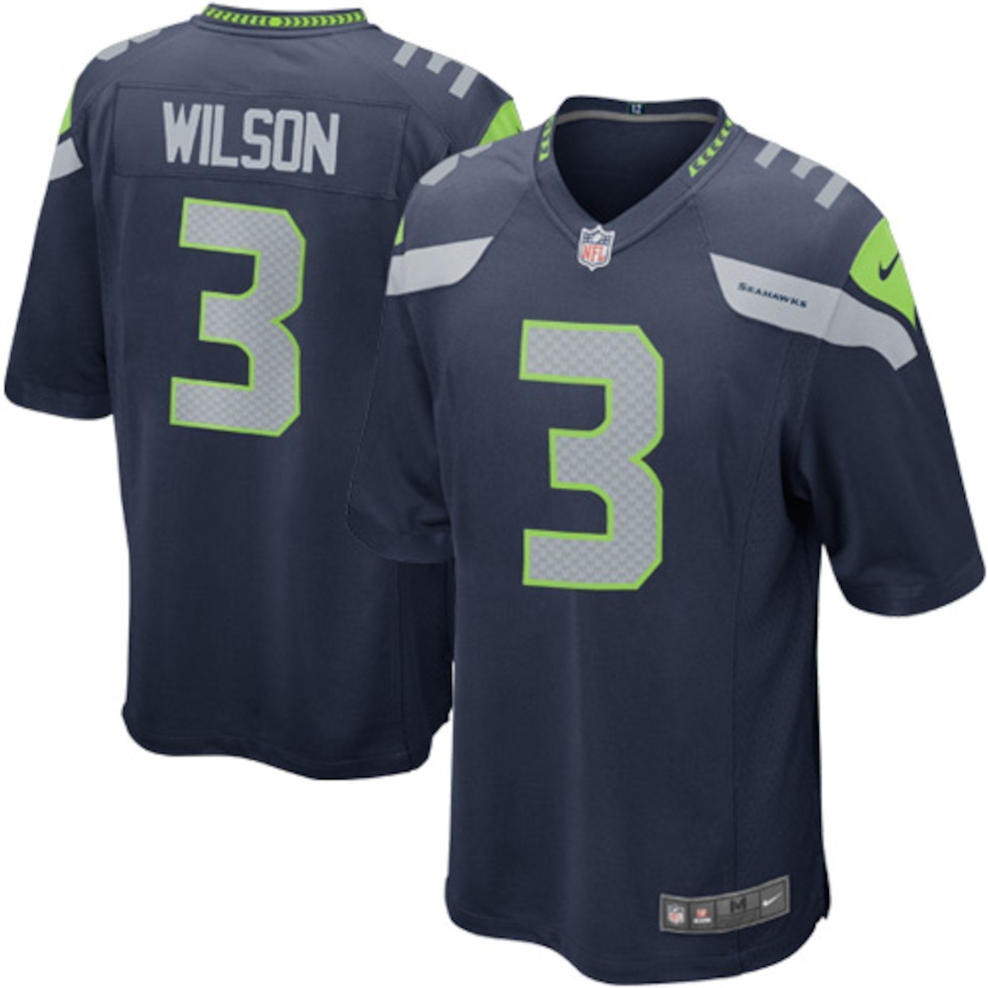 Russell Wilson Seattle Seahawks Game Jersey