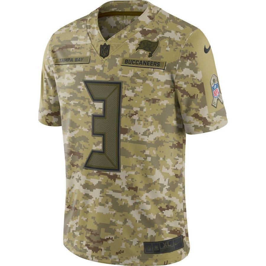 Jameis Winston Tampa Bay Buccaneers Game Jersey Camo