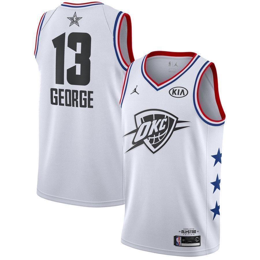 Oklahoma City Thunder #13 Paul George 2019 ALL STAR Swingman Jersey