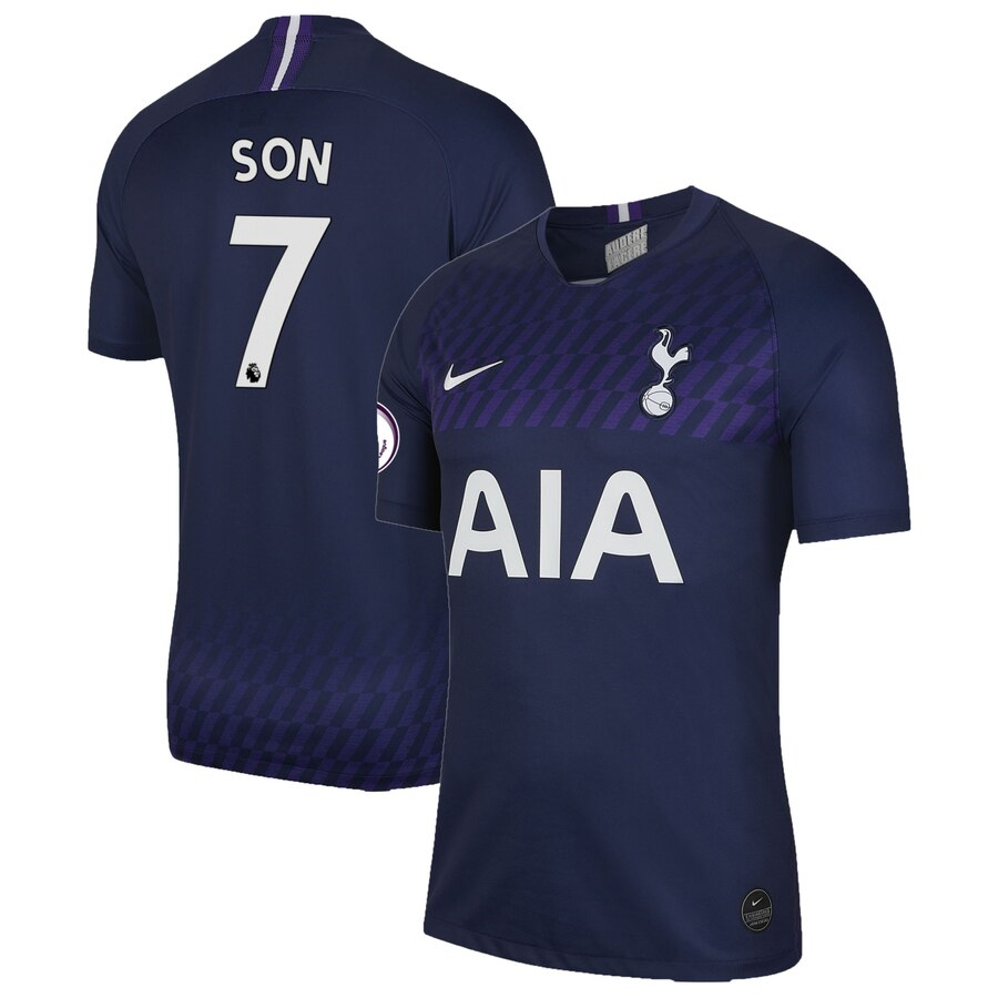 Son Heung-min Tottenham Hotspur 2019/20 Away Replica Breathe Stadium Player Jersey – Blue
