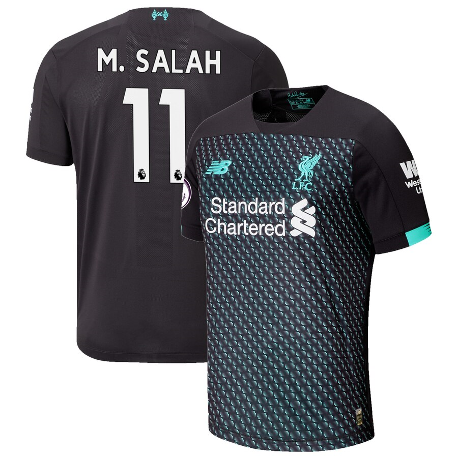 Mohamed Salah Liverpool 2019/20 Third Authentic Player Jersey - Black