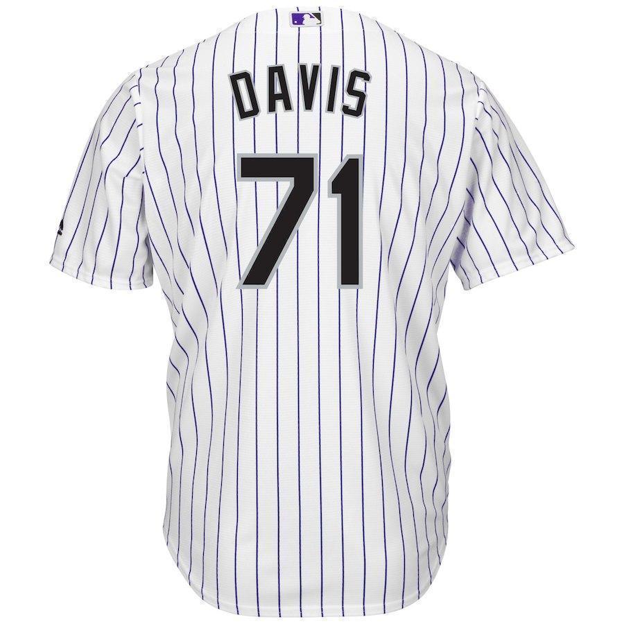 Wade Davis Colorado Rockies Baseball Player Jersey