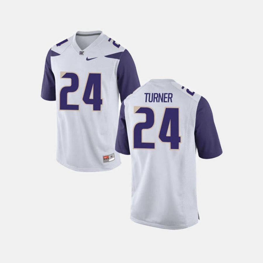 Ezekiel Turner Washington Huskies Football Jersey - White