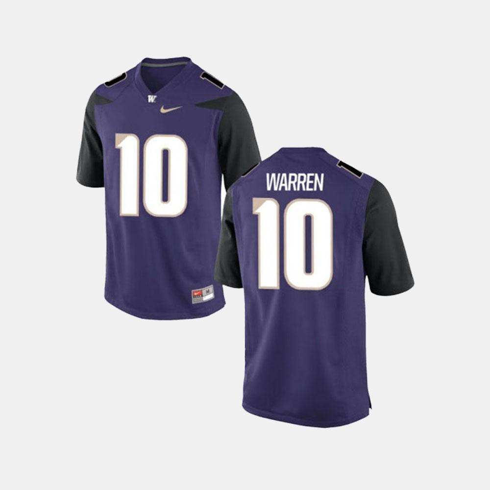 Jusstis Warren Washington Huskies Football Jersey - Purple