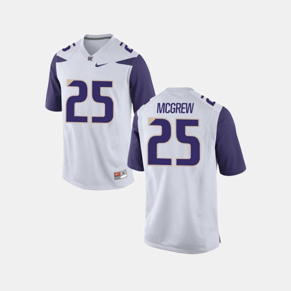 Sean McGrew Washington Huskies Football Jersey - White