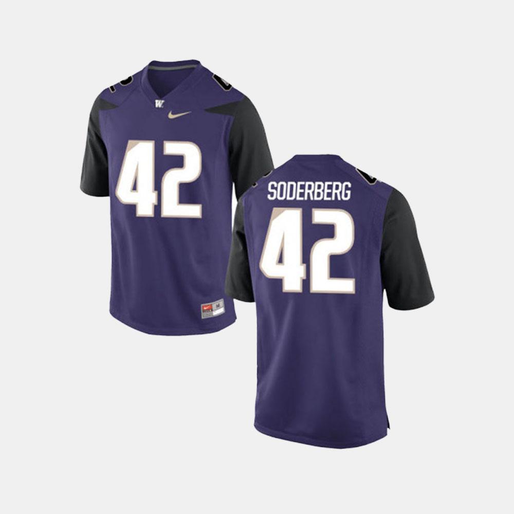 Van Soderberg Washington Huskies Football Jersey - Purple