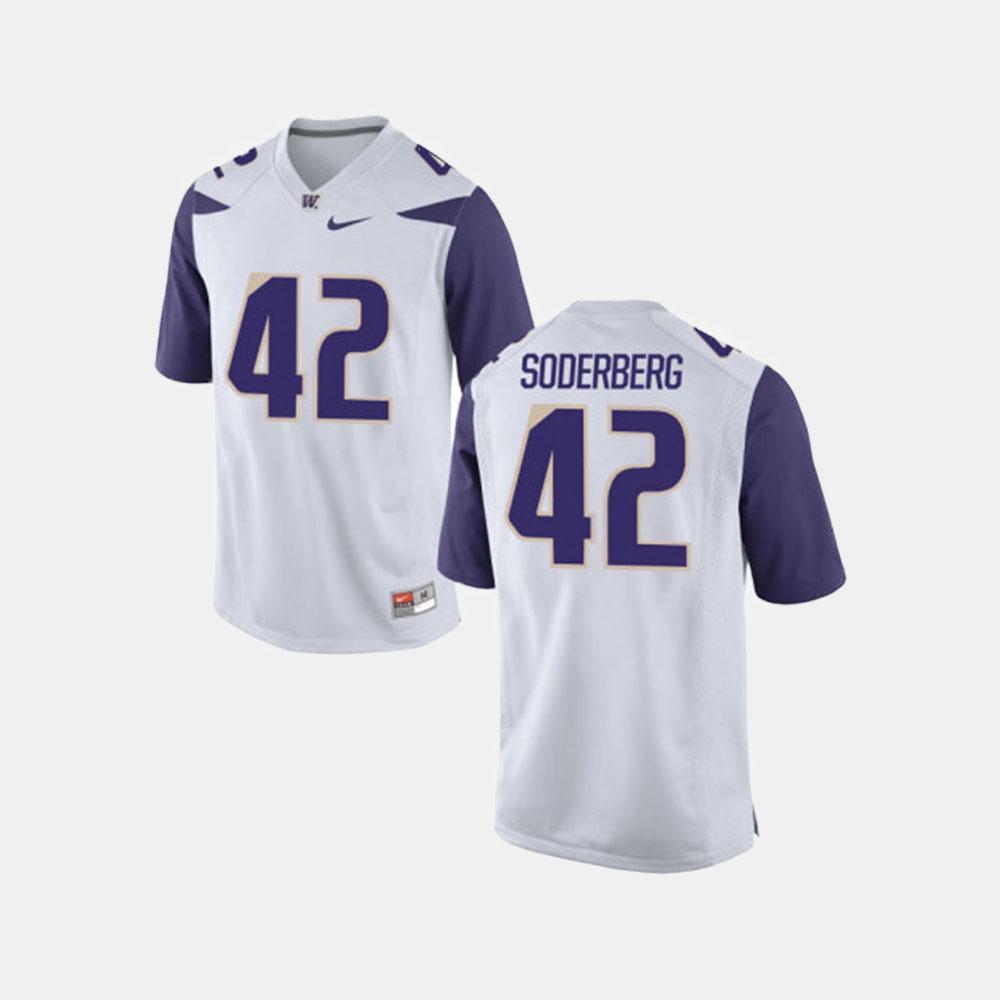 Van Soderberg Washington Huskies Football Jersey - White