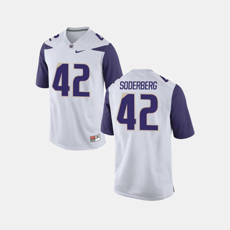 Van Soderberg Washington Huskies Football Jersey - White