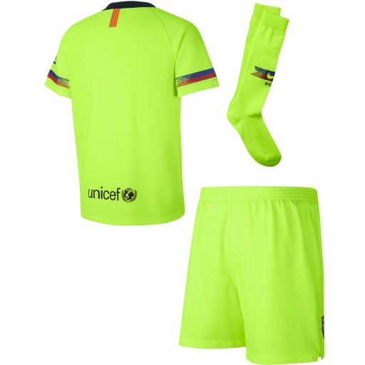 Barcelona Away Kids Football Kit 2018/19