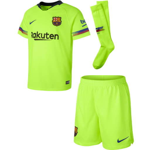 Barcelona Away Kids Football Kit 2018/19