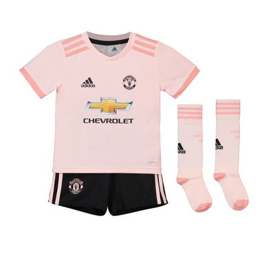 Manchester United Away Kids Football Kit 2018/19