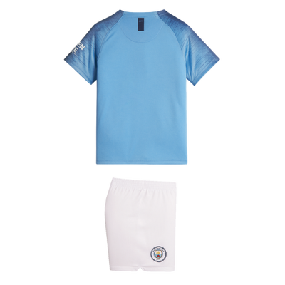Manchester City Home Kids Football Kit 2018/19
