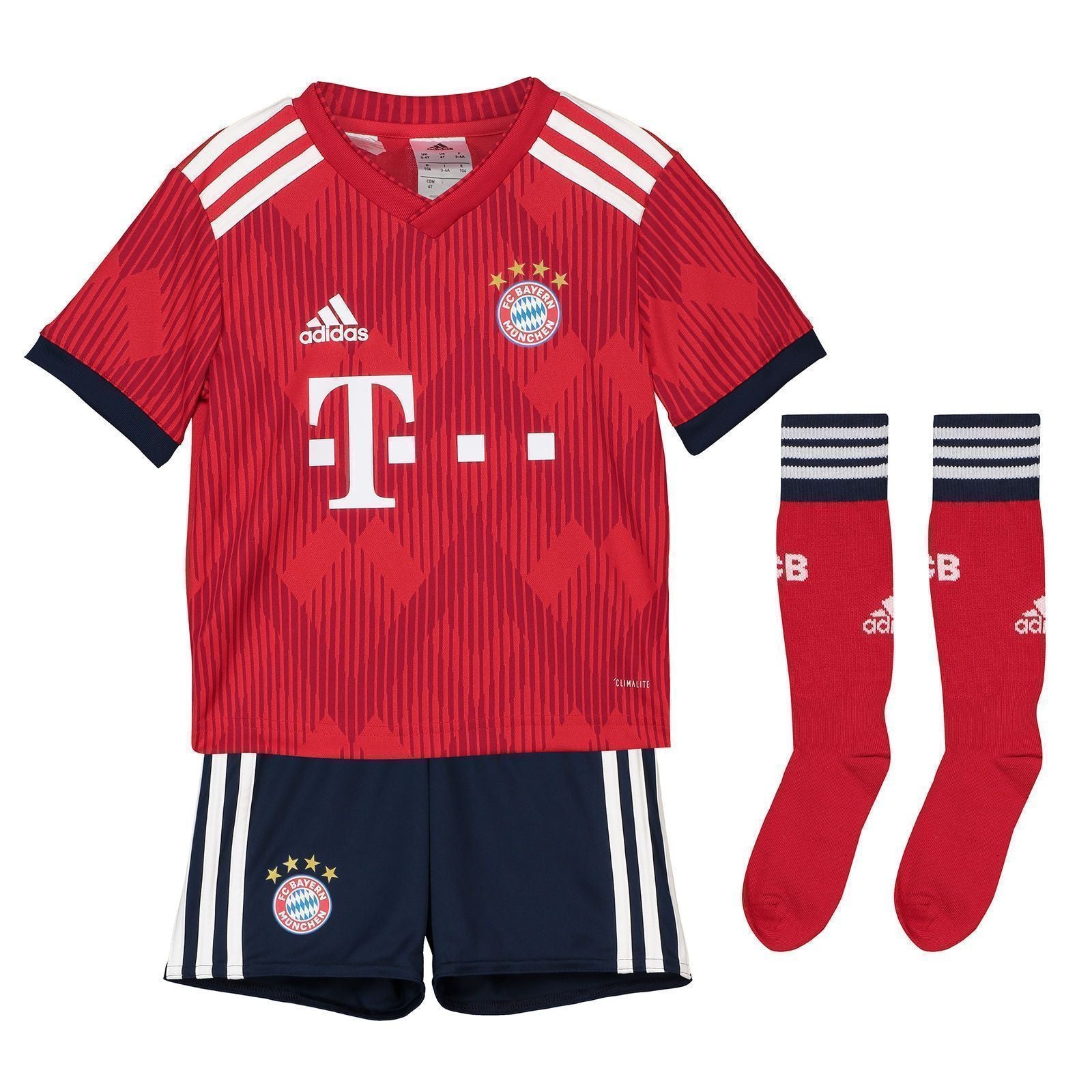 Bayern Munich Home Kids Football Kit 2018/19
