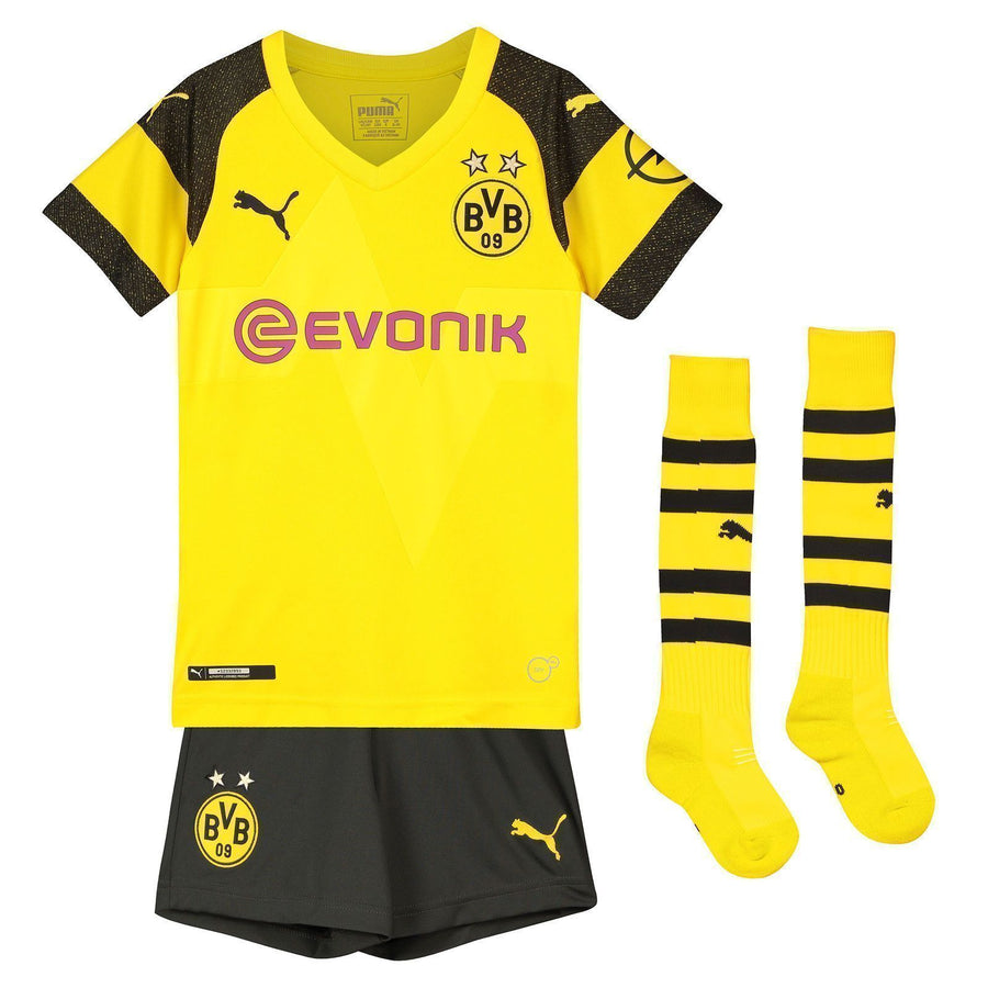 Dortmund Home Kids Football Kit 2018/19